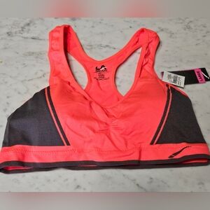 🛍 LA GEAR X Design Back Neon Pink Sports Bra - SIZE L 🛍